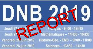 Report du DNB 2019 – Canicule